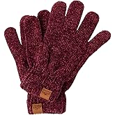 Britt's Knits Soft Chenille Women's Winter Warm Knit Gloves