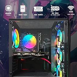 STGAubron Gaming PC Desktop, Radeon RX 550, Intel