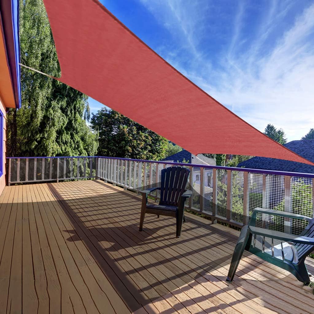 AXT SHADE 8' x 12' Rectangle Sun Shade Sail UV Block for