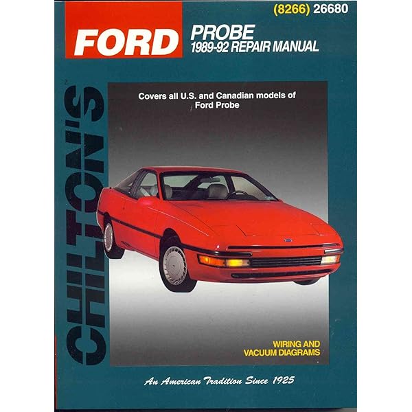 Ford Probe 1989 thru 1992 All Models (Haynes Automotive