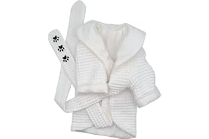 Peignoir pour chien | Dog Bathrobe | en tissus | 100% coton (X-Small)