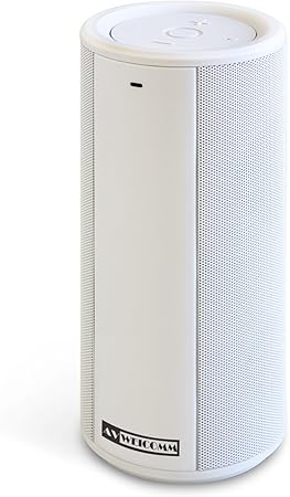 Amazon Co Jp Kyohaya Bluetooth スピーカー 防水 風呂 ステレオ 高音質 重低音 大音量 Ipx5 車 アウトドア 小型 コンパクト ポータブル 360 サウンド マイク付き 5w 5w出力 Sound Gear Tall Jksp Bt126 ホワイト パソコン 周辺機器