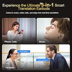 AI Translation Earbuds Real Time, 164 Language