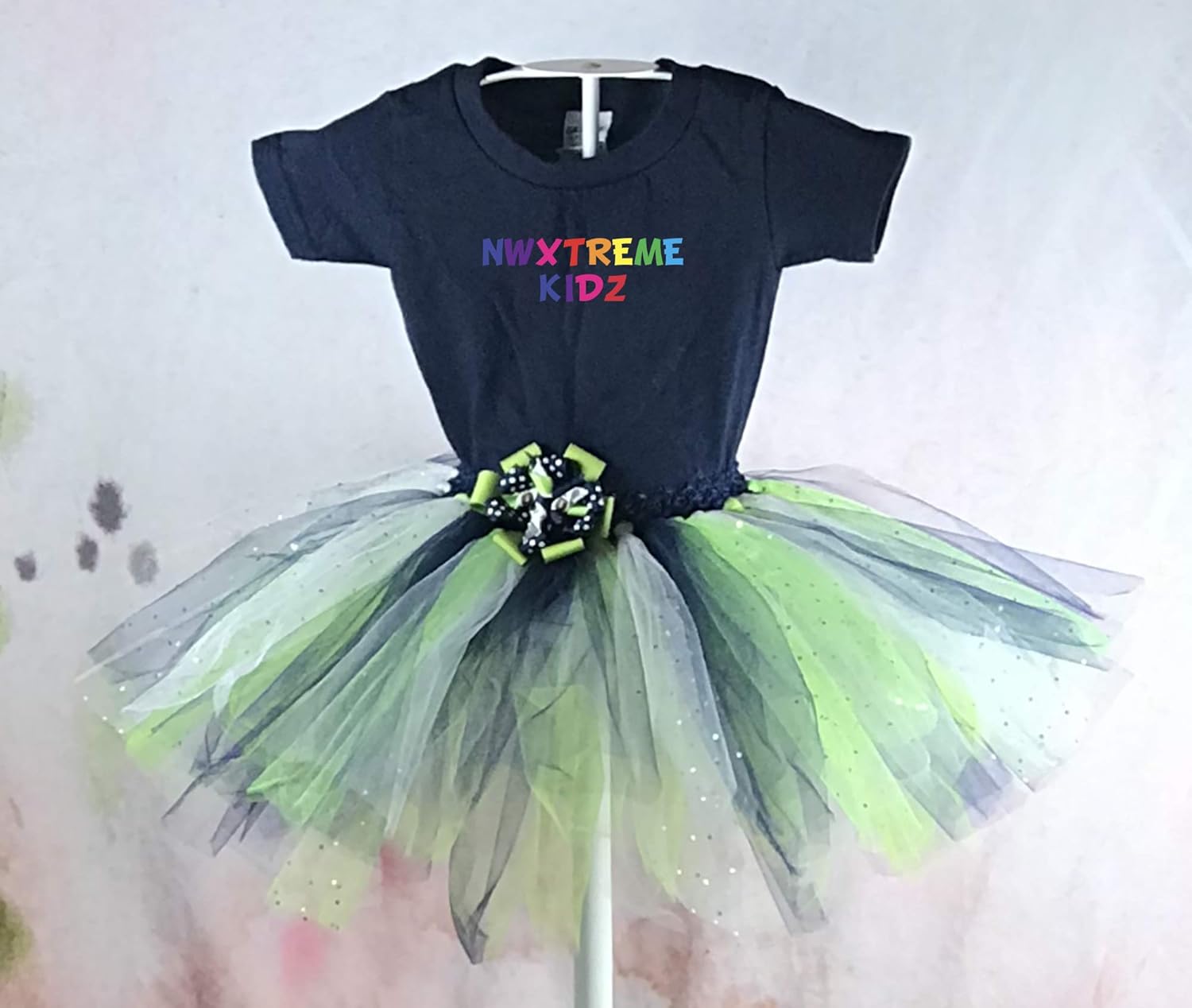 baby girl green tutu