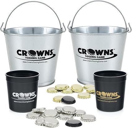 CROWNS TOSSING GAME - Lightweight, Corn-Free, Indoor/Outdoor Tossing Game - Made in USA