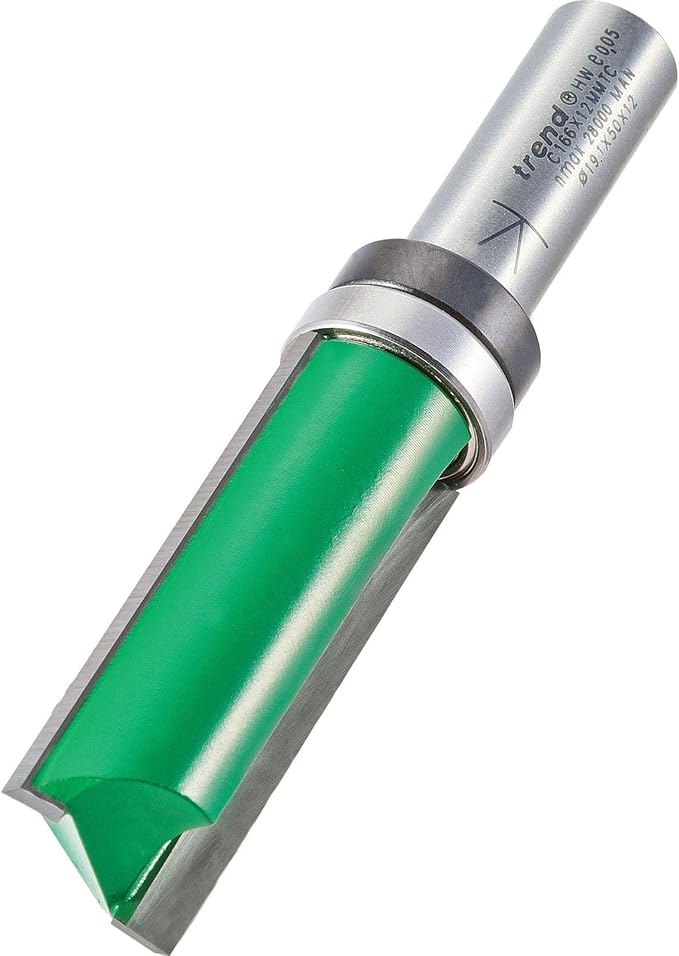 Trend C166x12mmtc Profiler 19.1mm Diameter x 50mm Cut Straight Router