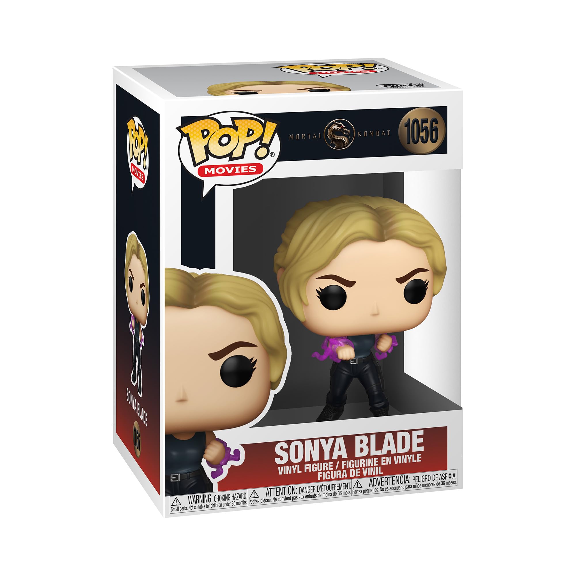 Photo 1 of Funko Pop Movies: Mortal Kombat - Sonya Blade Vinyl Figure, Standard - Collectable Vinyl Figure - Gift Idea - Official Merchandise - Toys for Kids & Adults - Video Games Fans