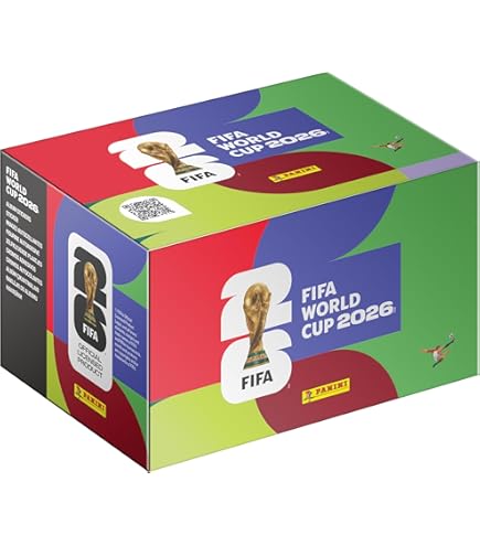 Amazon.com: PANINI Caja de calcomanías de la Copa Mundial de la