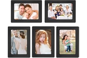 FYY Picture Frame 3.5x5, 5 Pack Magnetic Photo Frames for Refrigerator, Magnetic Picture Frames suitable for Fridge, Dishwasher, Locker and Office Cabinet, Horizontally or Vertically