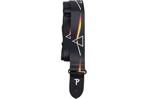 P PERRI'S LEATHERS LTD. Perri's Leathers Ltd. - Guitar Strap - Polyester – Pink Floyd Official Licensed Product