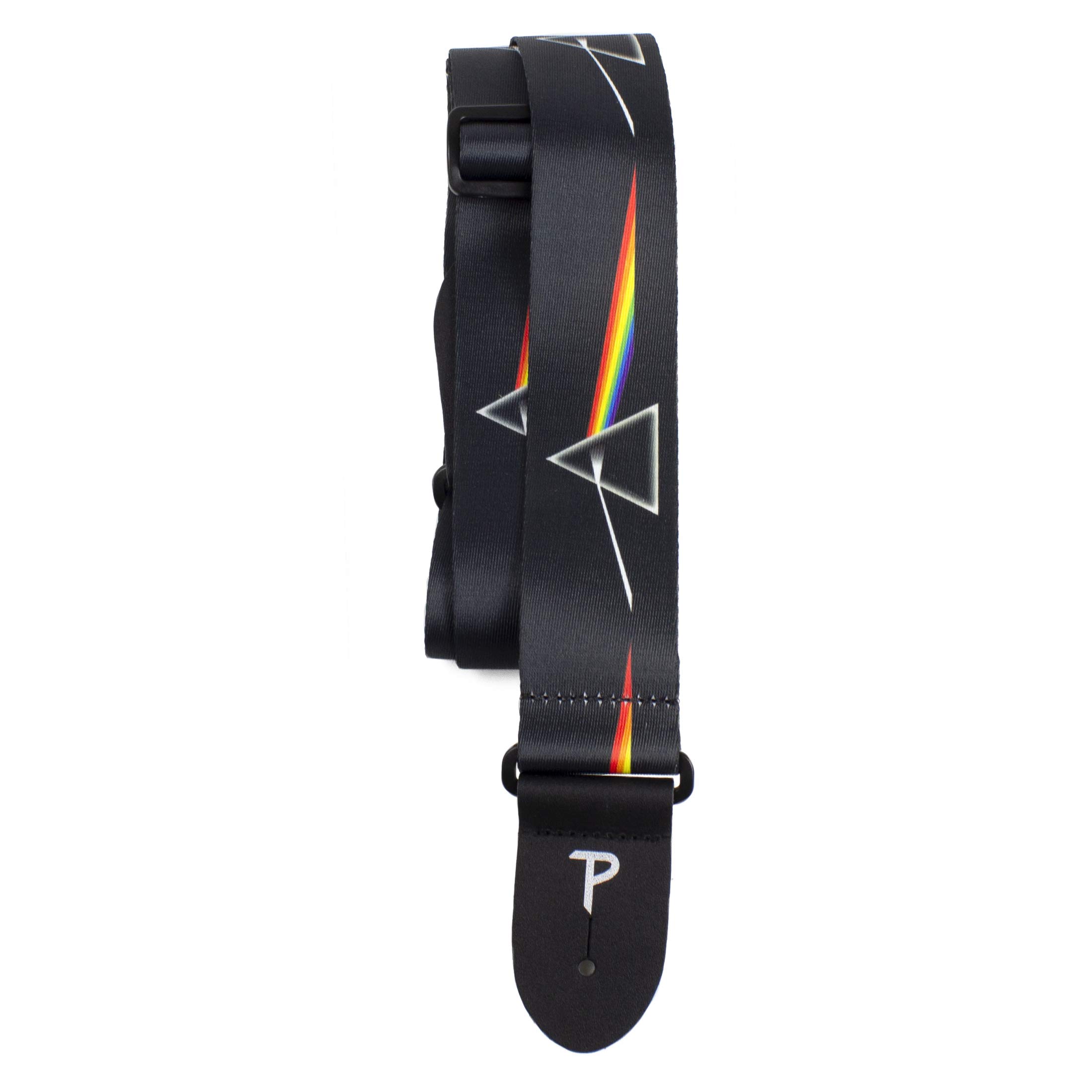 Perri's Leathers Ltd. - Guitar Strap - Polyester - Pink Floyd - Dark Side of the Moon - Official Licensed Product - For Acoustic/Bass/Electric Guitars - Adjustable - Made in Canada (LPCP-1070)