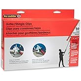 No Ladder 50 Count Gutter and Shingle Clips by Dyno Seasonal Solutions, Clear