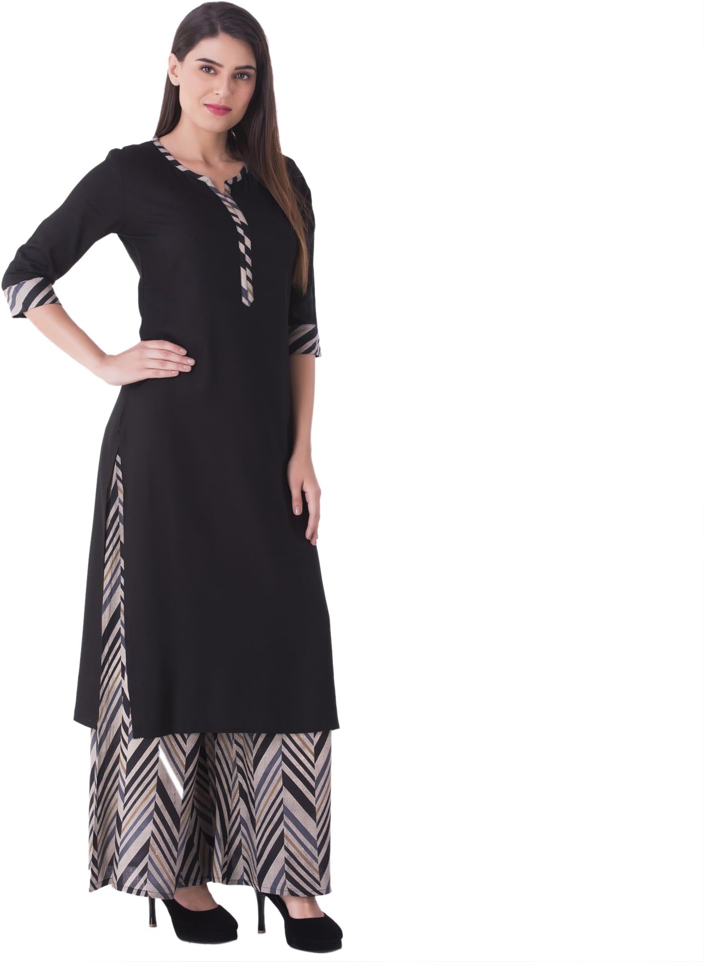 Khushal Women's Cotton & RayonSalwar Suit