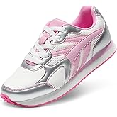 DREAM PAIRS Girls Sneakers Lace-up Tennis Running Casual Footwear LilLegends Lightweight Classic Walking Shoes for Little/Big Kid