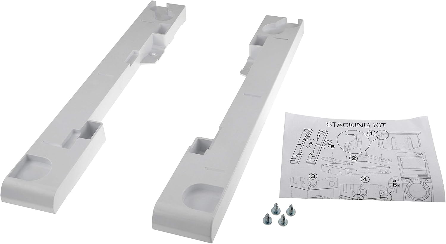 CARE + PROTECT Standard Stacking Kit for Washing Machines and Dryers Suitable for Washing Machines with Depths of 47-60 cm - Image 4