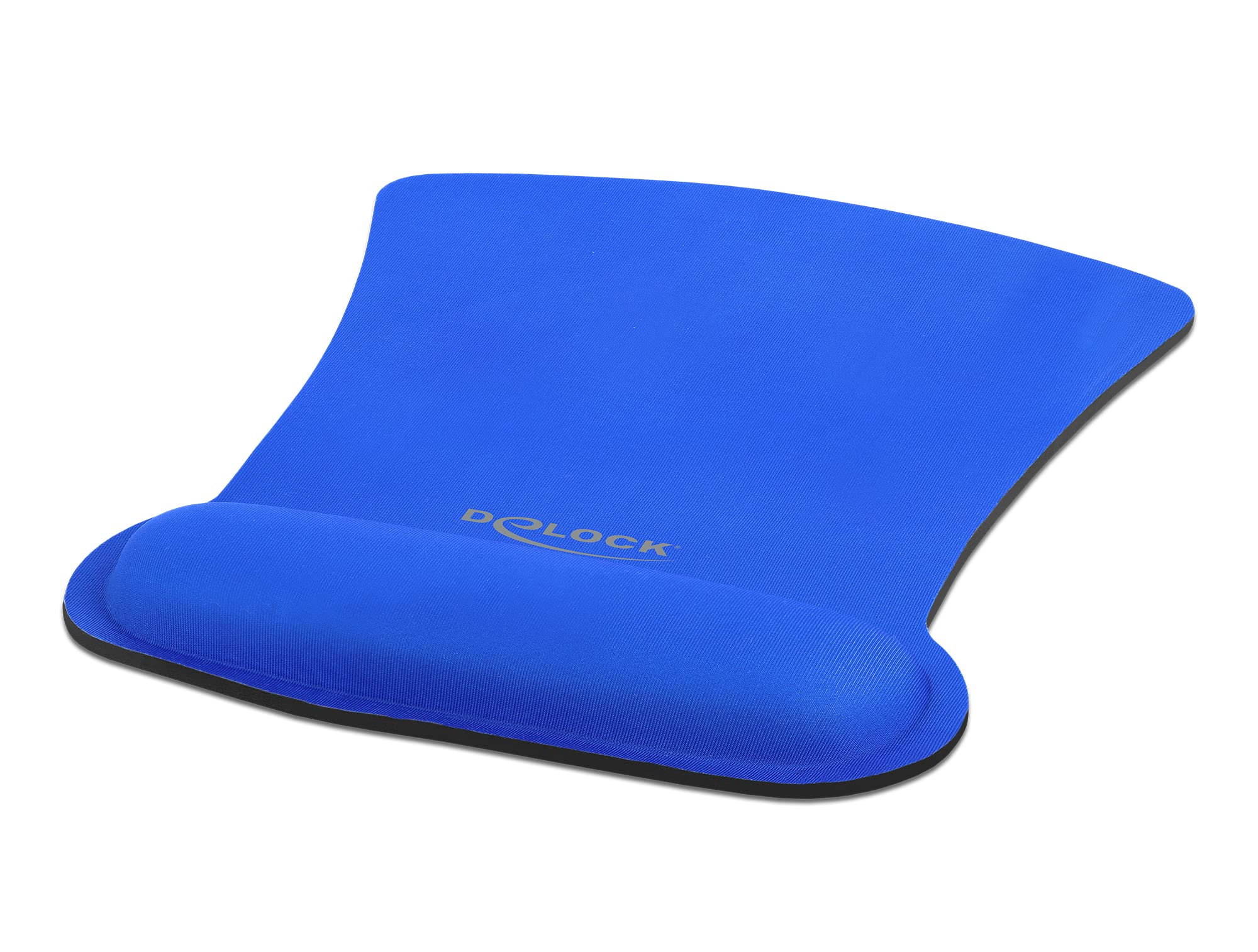 Delock Ergonomic Mouse Mat with Palm Rest Blue 255 x 207 mm