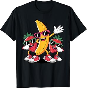 Fruit Design for Men Women Kids Humor Fruit T-Shirt