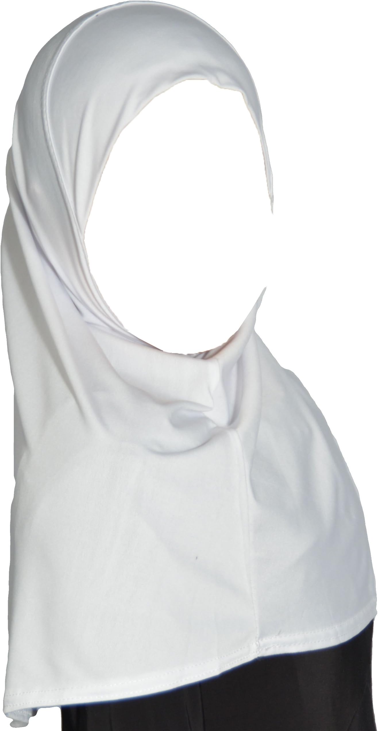 Girls instant headscarf hijab plain al Amira, readymade pull on scarf, ideal for any occassion school/nursery