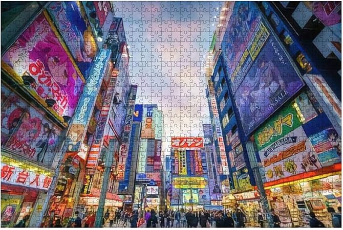 Amazon 1000ピース ジグソーパズル 風景 Akihabara マニア マニアック モエ 秋葉原 とうきょう トウキョウ 東京 東京都 東日本 子供 おもちゃ 室内 プレゼント 誕生日プレゼント 女の子 男の子 知育玩具 おもちゃ おもちゃ