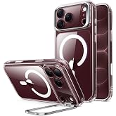 ESR Classic Hybrid for iPhone 18 Pro Max/17 Pro Max Case with Flex Stand | Long-Lasting Anti-Yellowing, Camera Kickstand, Compatible with MagSafe, 4X Military-Grade Protection, Clear