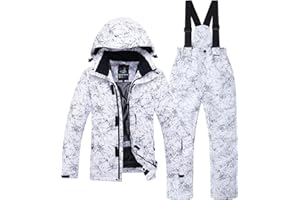 Mokitoni kids snowsuit ski suit pants jacket waterproof snowbibs for boys girls raincoat