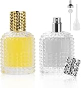 LOPHE Perfume Atomiser Refillable 50ml Twin Set Gold Silver Glass view 9