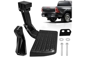 LUKYUCHA Rear Bed Step Retractable Truck Bed Steps Bumper Tailgate Step Fit for Toyota Tacoma 2012 2013 2014 2015 2016 2017 2018 2019 2020 2021 2022 2023, Replace PT392-35100