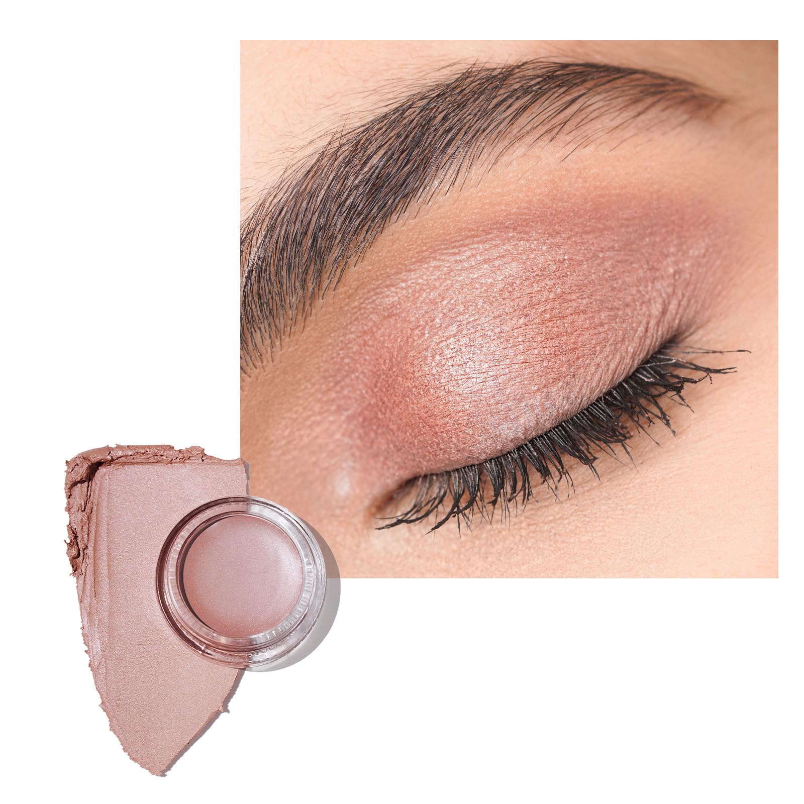 Oulac Matte Eye Shadow Peach Pink | Eyeshadow Primer Fine Texture Up to 12 Hours+ Wear | Waterproof Matte Finish | Daily Eye Makeup | Vegan | 06g (CM05) Nubile — image 1