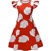 AOVCLKID Girls Princess Costume Birthday Party Dress Halloween Cosplay Outfits