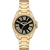 Michael Kors Kaycie Women's Watch, Stainless Steel and Pavé Crystal Bracelet Watch for Women
