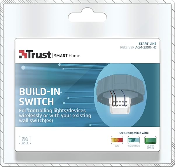 Trust Smart Home ACM 2300 HC Interruptor integrado color blanco