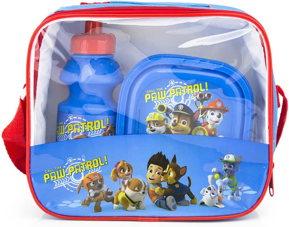 paw patrol lunch box and bottle