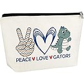 Gfhzdmf Alligator Gift Makeup Bag Alligator Themed Gifts Gators Lover Gift for Daughter Sister Friend Cosmetic Bag Animal Lover Gifts Christmas Birthday Graduation Present for Her Female Tarvel Pouch