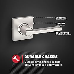 Kwikset Casey Interior Passage Door Handle, Lever