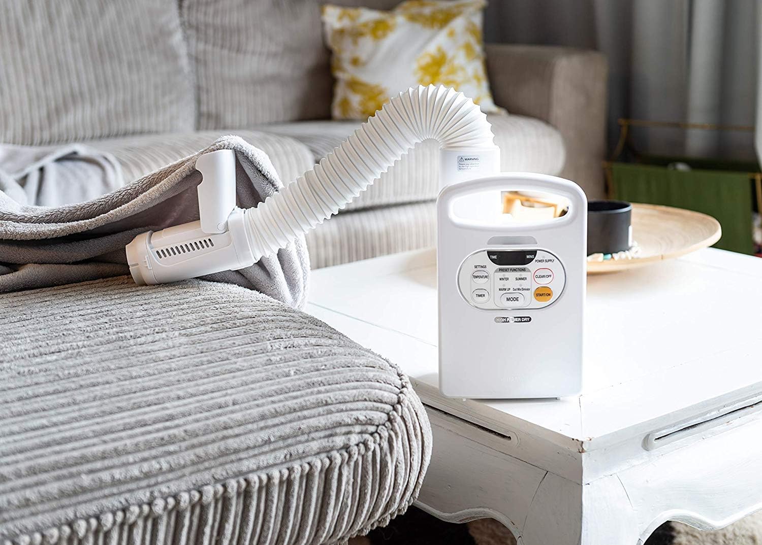 Iris Ohyama Quilt Dryer, White, 16x36x2.5cm BigaMart