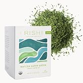Rishi Tea Matcha Super Green Tea - Organic, Caffeinated Sachet Tea Bags, Umami Japanese Green Tea, Antioxidant Rich Sencha &amp; Matcha Blend - 15 Count (Pack of 1)