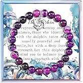 MollyQueen Cute Dolphin Bracelet - Gifts for Women & Dolphin Lovers