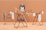 Brabantia HangOn Laundry Drying Rack 20m Fresh White Compact Foldaway view 9