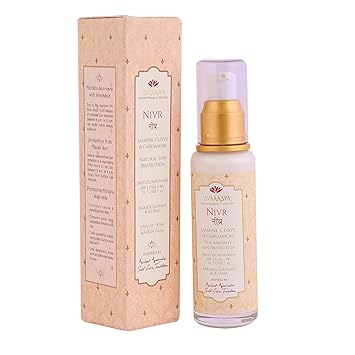 Svarasya Nivr - Natural Sun Protection Sunscreen SPF 21 (Jasmine, Clove & Cardamom, 50 Ml)