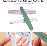 SWEET VIEW 14PCS Nail Files & Buffers Kit for Natural Gel Acrylic Nails view 3