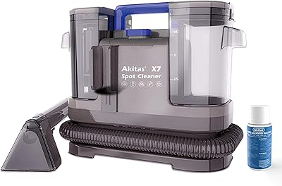 Akitas X7 600W Waschsauger, Polsterreiniger Gerät, 2-Tank Nasssauger, Selbstreinigung, Leicht für Tierflecken auf Sofas & Autositzen,Kompakt & Tragbar