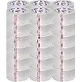 P PERFECTAPE Heavy Duty Packing Tape 36 Rolls, Total 2160Y, Clear, 2.7 mil, 1.88 inch x 60 Yards, Ultra Strong, Refill for Packaging and Shipping
