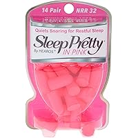 Hearos Sleep Pretty in Pink Women'S Ear Plugs, 14 Count