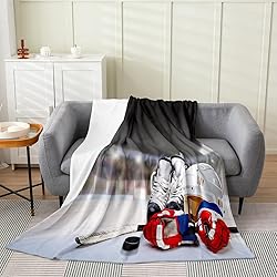 Fleece Throw Blanket with Fuzzy Flannel Lining for