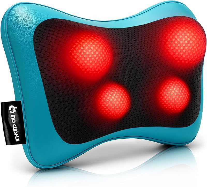 MOCUISHLE Shiatsu Neck Back Massager Pillow with Heat Deep Kneading
