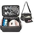 Bag Pump Storage Bag Compatible with with Spectra S1 S2 Gold, Breast Pump Carrying Case,EliteMom Breast Pump Tote Bag with cooler & Strap