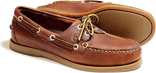 tan leather boat shoes ladies