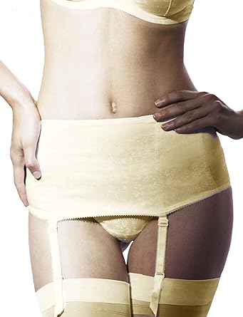 Charnos Porte Jarretelles Avec Maintien Leger Elegant Jacquard Floral Italien Mariage Femme En Blanc Et Ivoire Amazon Fr Vetements Et Accessoires