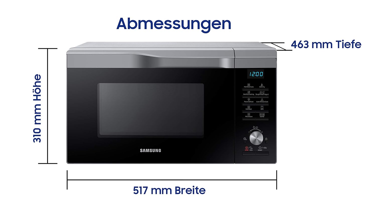 Samsung MC28M6035CS/EG Encimera - Microondas (Encimera ...