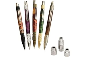 Penn State Industries PKEDCSS DuraClick EDC Click Ballpoint Pen Kit Starter Package Woodturning Project